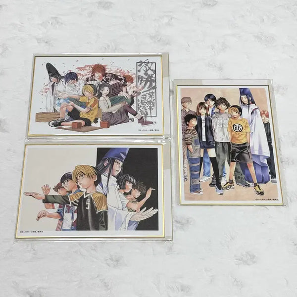 [BUNJANG] Hikaru no Go Original Art Exhibition Shikishi Set / (일괄 가격) 히카루의 바둑 원화전 색지 히카고 이스미 사이 아키라