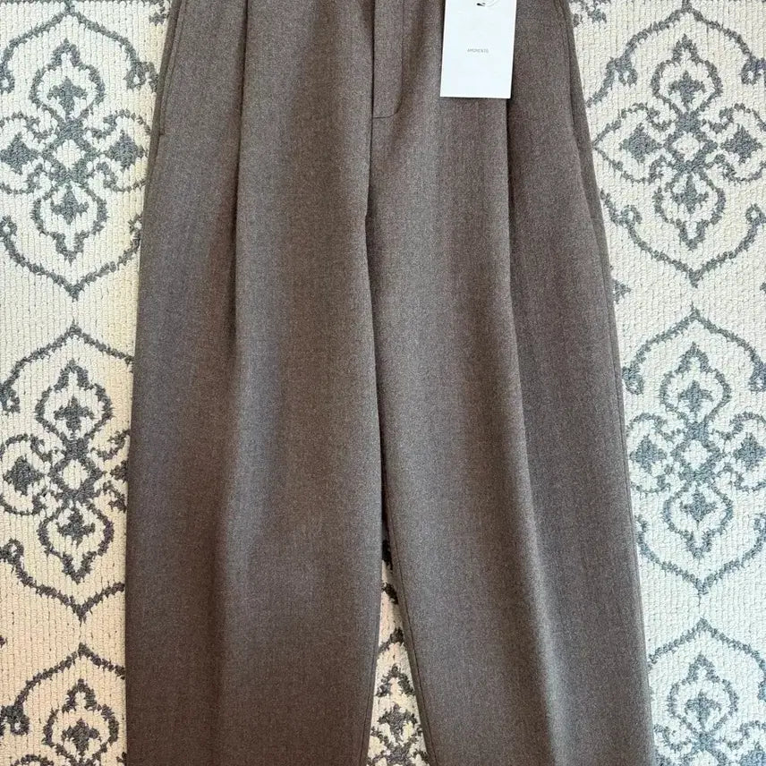 [BUNJANG] AMomento 25FW Wool Martin Pants Brown / 아모멘토 25fw 울마틴팬츠