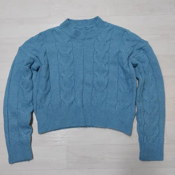 [BUNJANG] Twisted Cable Knit Sweater M / *무배*꽈배기 니트 스웨터 M