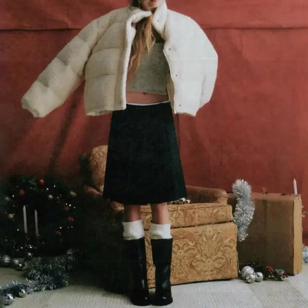 [BUNJANG] Ribbonbit Mare Wool Puffer Ivory / 리본빛 Mare wool puffer 마레 울 푸퍼 패딩 아이보리