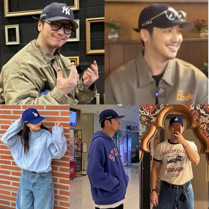 [BUNJANG] Byun Yo Han x Beams x New Era Collaboration Cap / 변요한 볼캡 모자 빔즈 뉴에라 콜라보