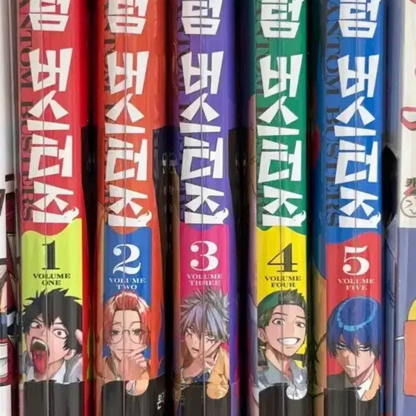 [BUNJANG] Phantom Busters Vol. 1-5 Bundle Set First Edition Limited Edition / 팬텀버스터즈 1~5권 일괄 초판, 한정판, 특전