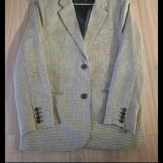 [BUNJANG] Men's Check Pattern Jacket / 체크 패턴 자켓