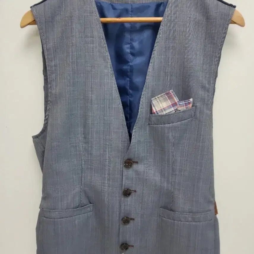[BUNJANG] System Check Pattern Vest / 시스템  체크 패턴 조끼  (정품)