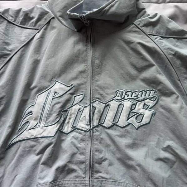 [BUNJANG] Samsung Lions Sansan Gear Grey Jacket L / 삼성 라이온즈 산산기어 그레이 자켓 L 사이즈