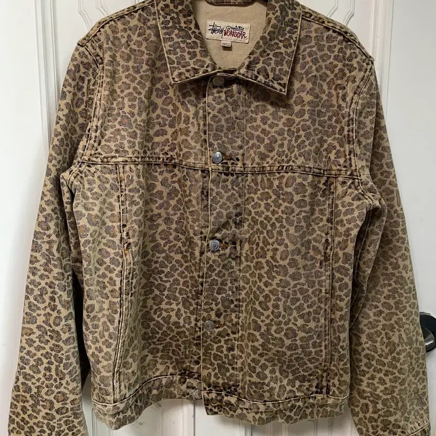 [BUNJANG] Stussy Leopard Jacket / 스투시 레오파드 자켓