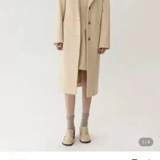 [BUNJANG] Kinder Salmon Single Coat Macadamia / 킨더살몬 싱글 코트 마카다미아