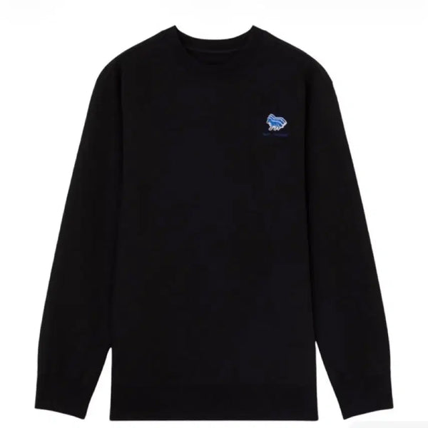 [BUNJANG] Maison Kitsuné x ADER Error Layer Triple Fox Sweatshirt Black / 매종 키츠네 x 아더에러 레이어 트리플 폭스 스웨트셔츠 블랙