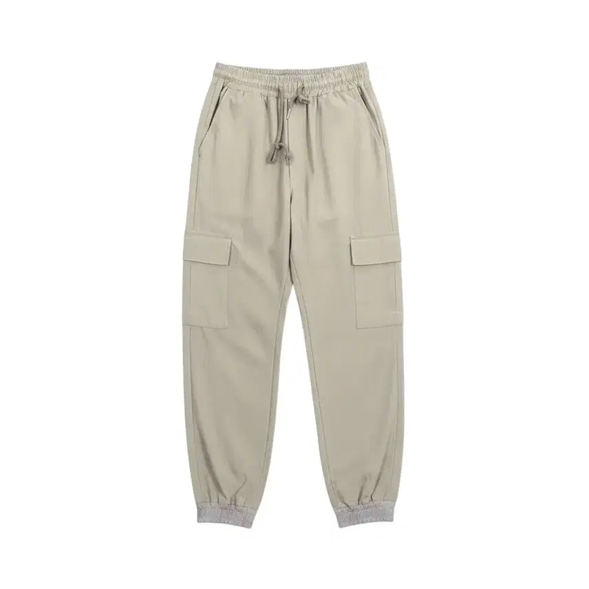 [BUNJANG] MANIN Women's Cargo Jogger Pants / 여성L/ MANIN 밴딩 카고 조거팬츠KH A-112