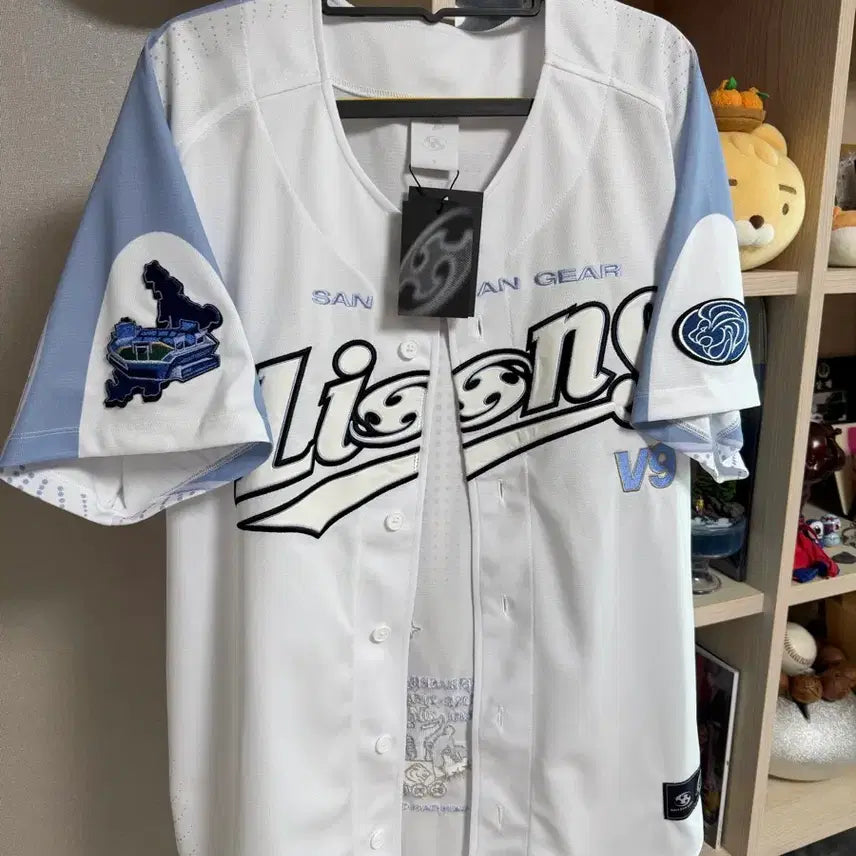 [BUNJANG] Samsung Lions Sansan Gear Baseball Uniform M / (새상품)삼성라이온즈 산산기어 유니폼 M