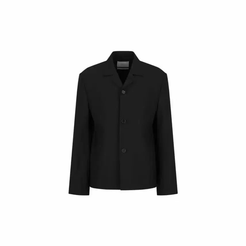 [BUNJANG] Amomento Oversized Wool Jacket Black L / 아모멘토 오버사이즈 울 자켓 L
