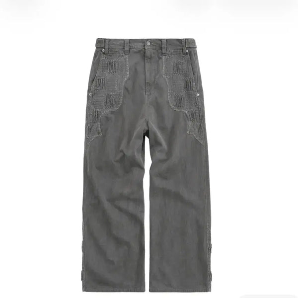 [BUNJANG] Politeuro 1011 Western Bolo Pants Grey Size 4 / [4] 폴리테루 1011 웨스턴 보로 팬츠 그레이