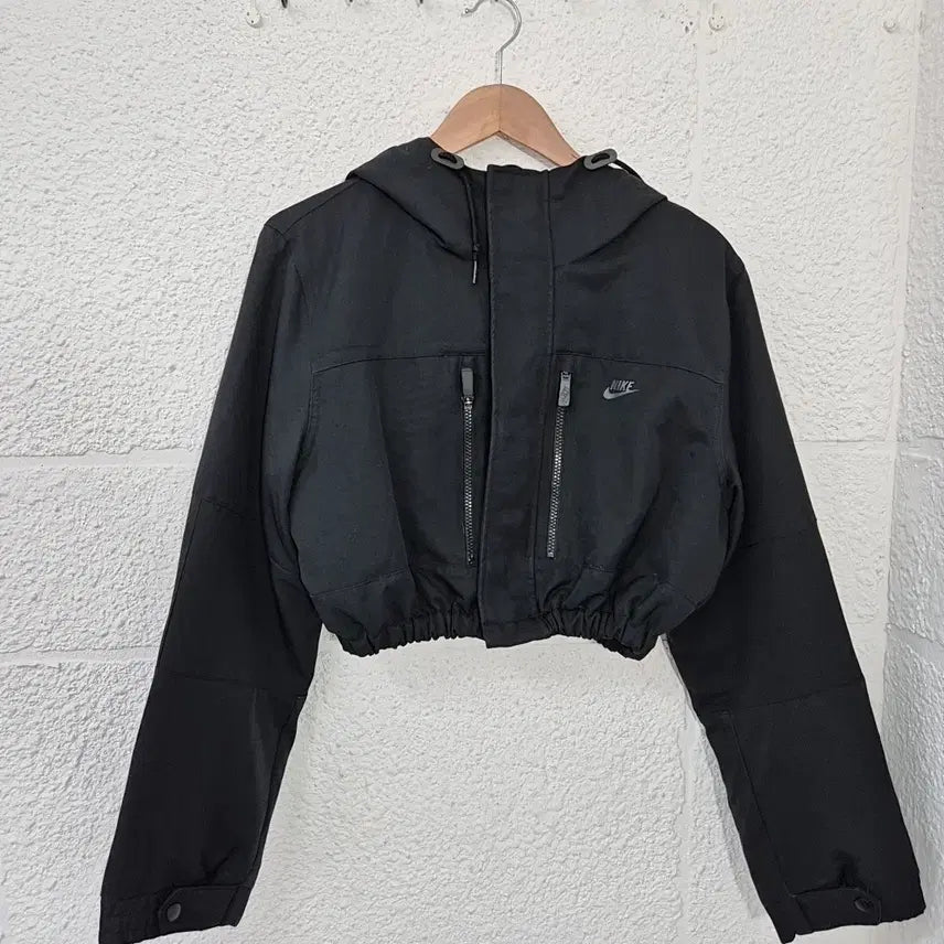 [BUNJANG] Nike Upcycling Cropped Duck Down Padded Jacket / 나이키 업사이클링 크롭 덕다운 패딩 자켓
