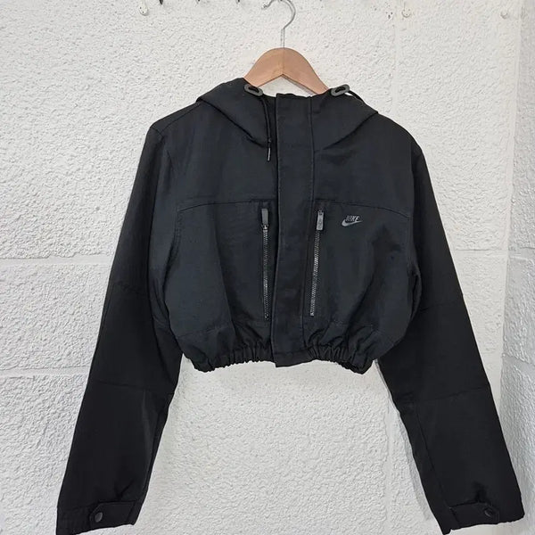 [BUNJANG] Nike Upcycling Cropped Duck Down Padded Jacket / 나이키 업사이클링 크롭 덕다운 패딩 자켓