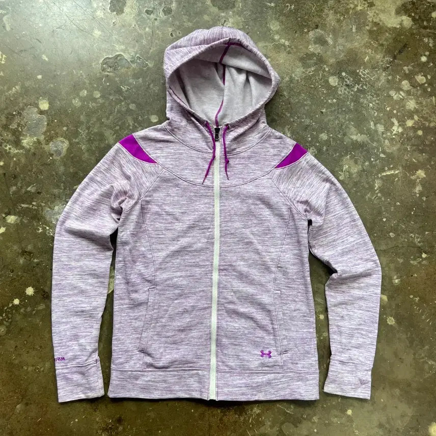 [BUNJANG] Under Armour Purple Hooded Zip-Up Jacket (M) / M) 언더아머 후드집업 자켓 점퍼