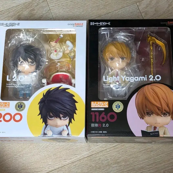 [BUNJANG] Death Note Nendoroid L & Light Bundle Set (Sealed) / (미개봉) 데스노트 넨도로이드 L 엘  라이토 일괄