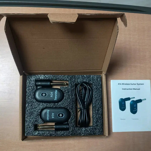 [BUNJANG] Guitar Wireless Transmitter & Receiver Set / 새상품)일렉기타 베이스 무선잭 송수신 장치