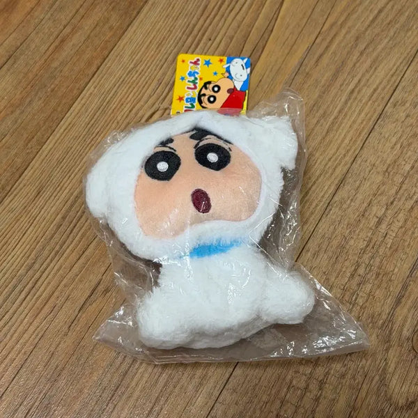 [BUNJANG] Crayon Shin-chan White Plush Keychain (Authentic, New) / 일본 흰둥이 짱구 인형 키링 정품 새상품