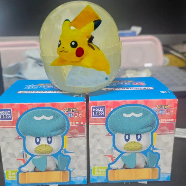 [BUNJANG] Pokemon Master Mini Figures Kwakwax & Pikachu Set / 포켓몬스터 포켓몬 미니 피규어 꾸왁스 & 피카츄 피규어