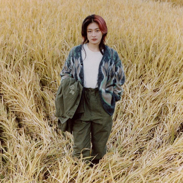 [BUNJANG] Needles x HiddenNY Psychedelic Cardigan Multi / 니들스 x 히든뉴욕 싸이키델릭 가디건 멀티