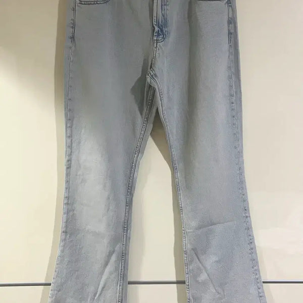 [BUNJANG] Zara Low Rise Bootcut Jeans Light Blue L / 자라 로우라이즈 부츠컷 진 데님 팬츠 라이트블루 L