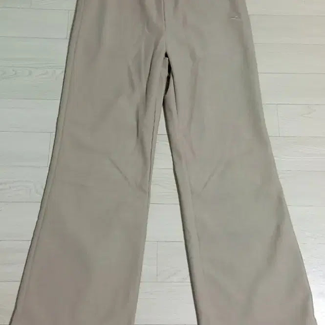 [BUNJANG] Beige Corduroy Lined Wide Pants (New) / (새상품)  베이지색 ,코두로이 와이드 기모 팬츠 L