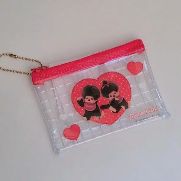 [BUNJANG] Monchhichi PVC Pouch / 몬치치 pvc 파우치