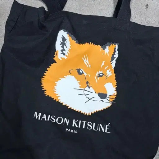 [BUNJANG] Maison Kitsuné Authentic Eco Bag Black / 메종키츠네 정품 에코백 블랙 판매합니다