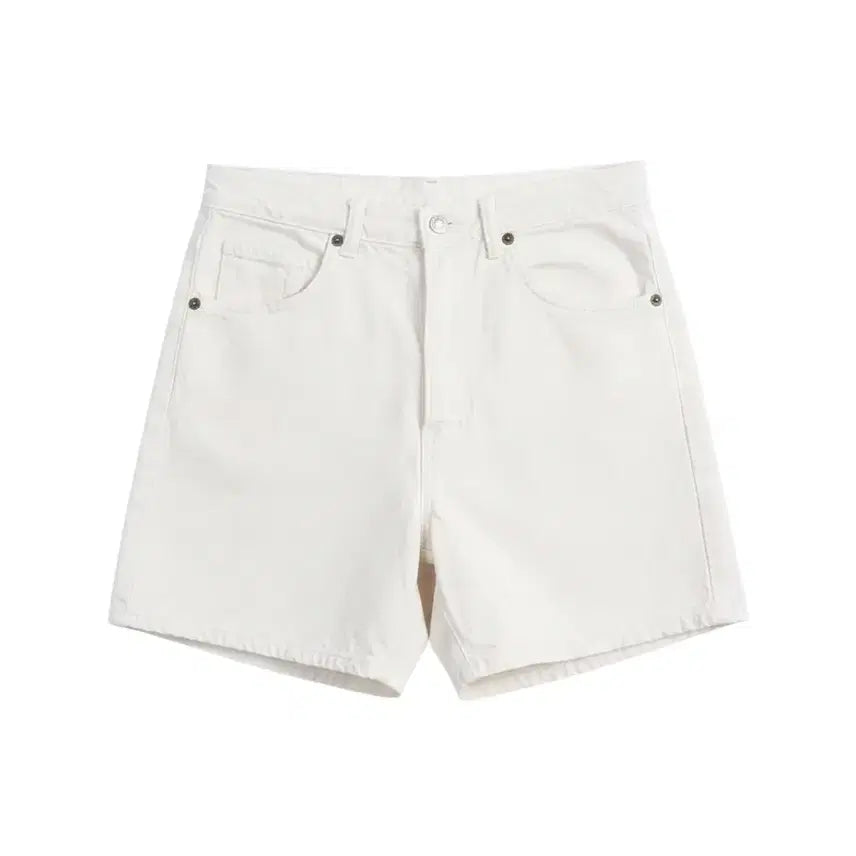 [BUNJANG] Zara Ivory Denim Shorts / 여성 30추천/ 자라 아이보리 데님 숏 팬츠 37-93