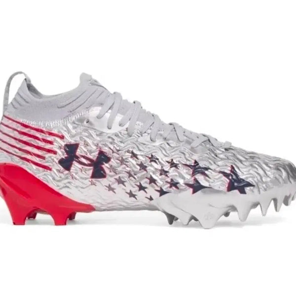 [BUNJANG] Under Armour Highlight American Flag Molded Baseball Cleats - Size 290mm / (야구)언더아머 하이라이트 아메리칸 플래그 인조잔디 스파이크 290mm