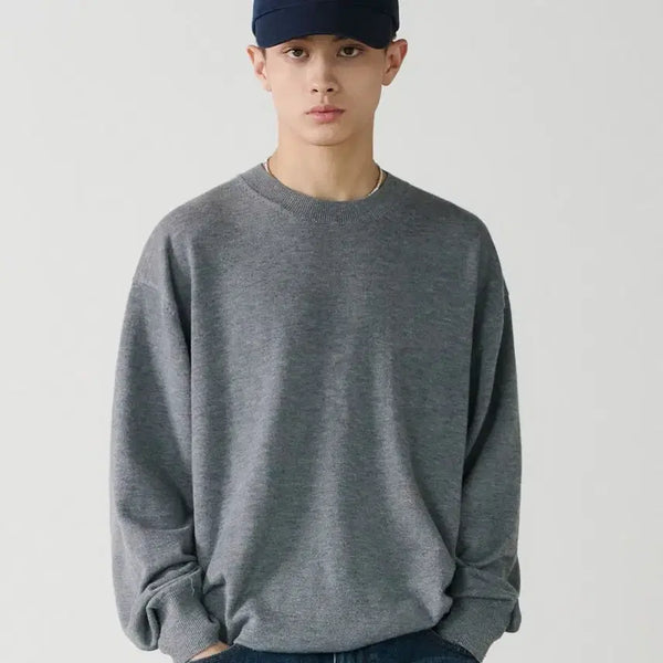 [BUNJANG] Noun Essential Knit (Charcoal) / (2) 노운 essential knit (charcoal)