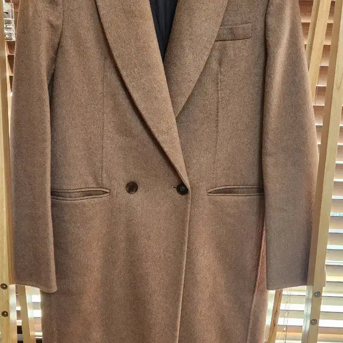 [BUNJANG] Piacenza 100% Cashmere Long Coat Brown / The  Izzat Collection)  Piacenza 캐시미어 롱코트 85