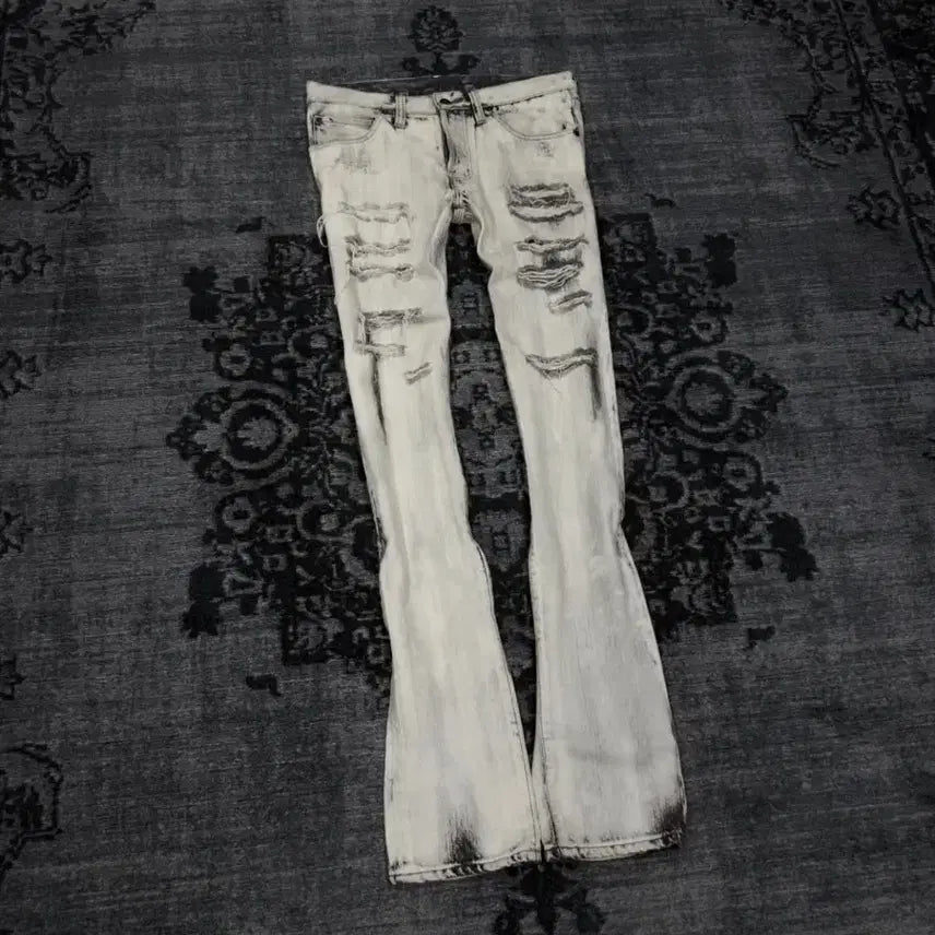 [BUNJANG] Shama Distressed Washing Denim Pants / Shama distressed washing denim pants