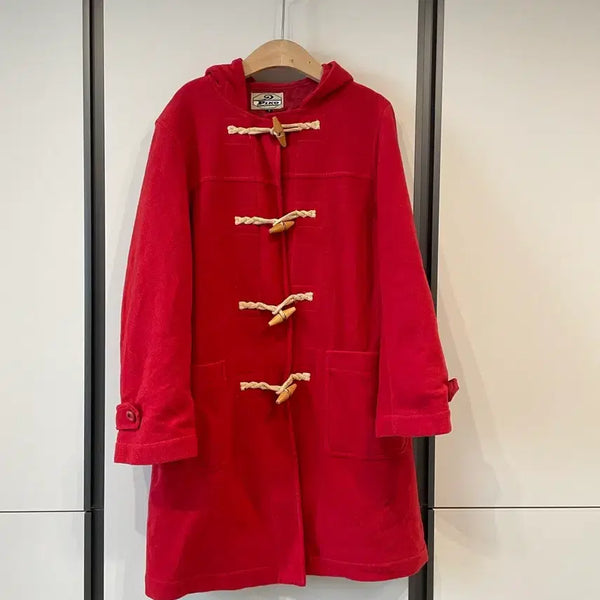 [BUNJANG] Red Duffle Coat / 더플코트(떡볶이코트) 레드