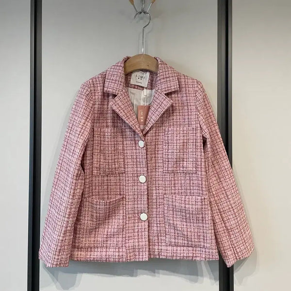 [BUNJANG] Tweed Jacket Pink / (새상품) 트위드 자켓 핑크
