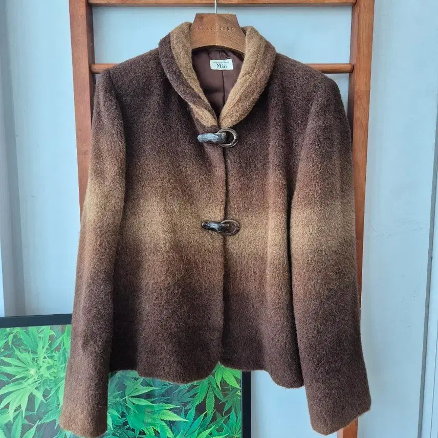 [BUNJANG] Vintage Gradient Button Point Jacket Brown / (JPN VTG)그라데이션 버튼포인트 자켓 브라운