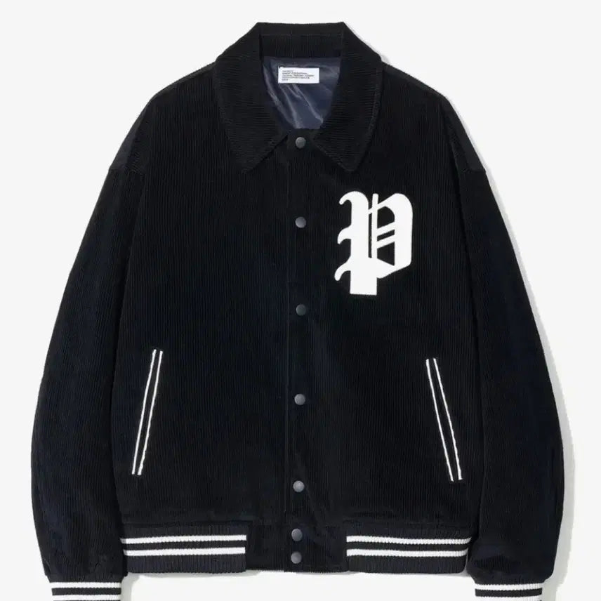 [BUNJANG] Partimento Corduroy Varsity Jacket Navy / 파르티멘토 코듀로이 바시티 자켓 네이비