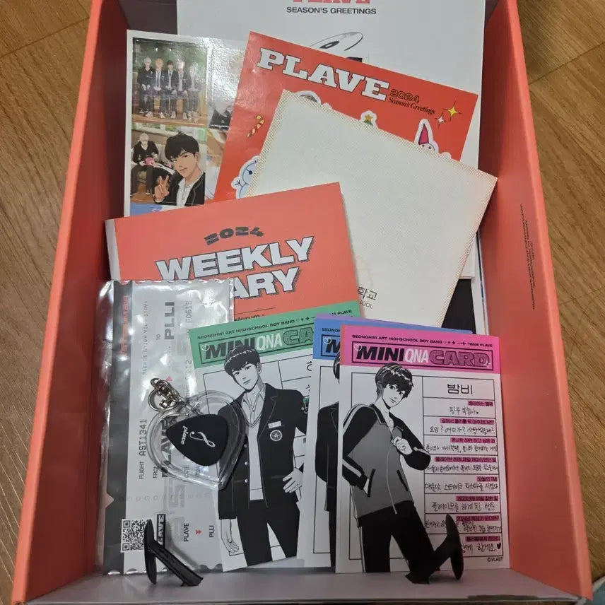 [BUNJANG] PLAVE 2024 Season's Greetings Unsealed / 플레이브 2024 시즌그리팅 24시그 개봉양도