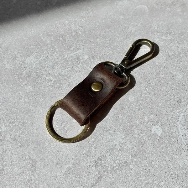 [BUNJANG] Vegetable Tanned Cowhide Leather Multi-Utility Keychain / 베지터블 소가죽 멀티 유틸리티 키링 열쇠고리