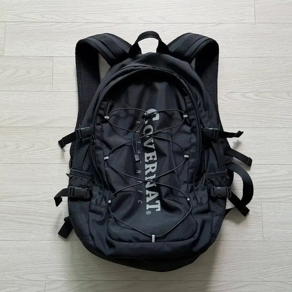 [BUNJANG] Covenant Authentic Logo Backpack 33L Black / 커버낫 어센틱 로고 백팩 33L 블랙