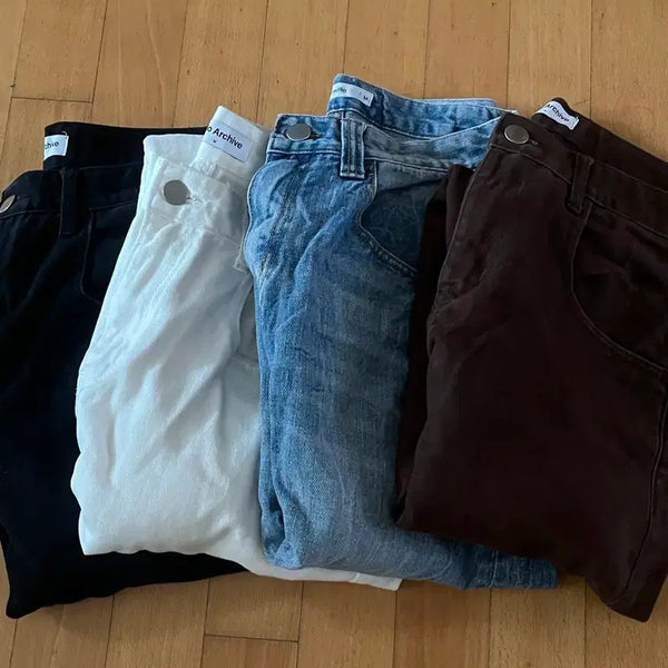 [BUNJANG] Milo Curved Cotton Denim Pants / 밀로 m 커브드 코튼, 데님 팬츠