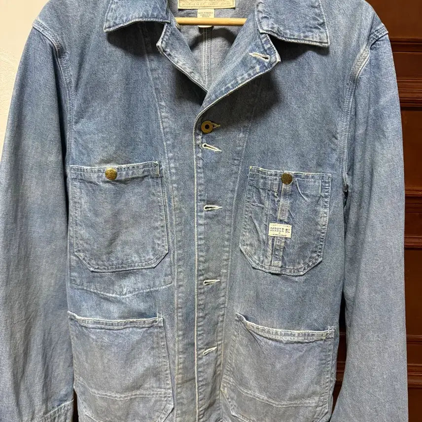 [BUNJANG] RRL Denim Engineer Jacket - Size S / RRL 더블알엘 데님 엔지니어 자켓 S