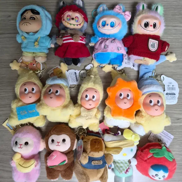 [BUNJANG] Various Character Keyrings Bundle Set / 새상품) 라부부,짱구,작은별 트윙클,키티 외 일괄팔아요