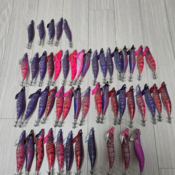 [BUNJANG] Zirgen Shimano Tip Run Eging Lures 50 pcs Bundle Set / 찌르겐,시마노,팁런에기50개