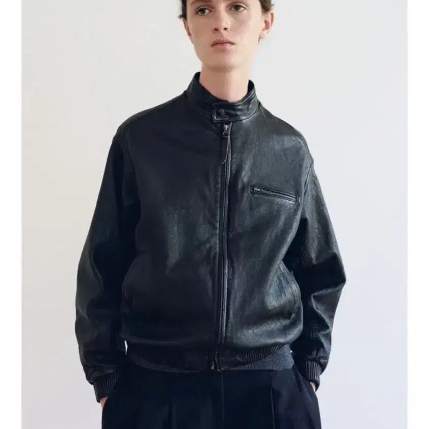 [BUNJANG] Nothing Written Single Rider Jacket Black / [M] 낫띵리튼 싱글라이더 자켓 블랙