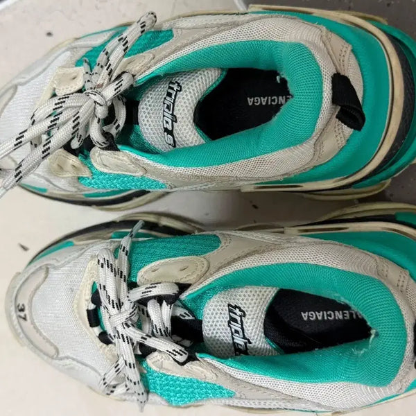 [BUNJANG] Balenciaga Triple S Sneakers Size 37 / 발렌시아가 트리플S 스니커즈 민트 37 사이즈