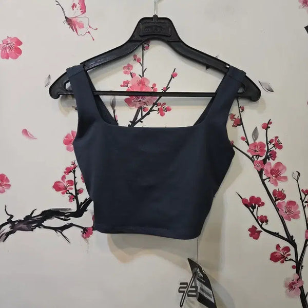 [BUNJANG] XEXYMIX Sapphire Crop Top Deep Green / 젝시믹스 크롭탑 사파이어 딥그린 S (브라 패드 미포함)특가 상품