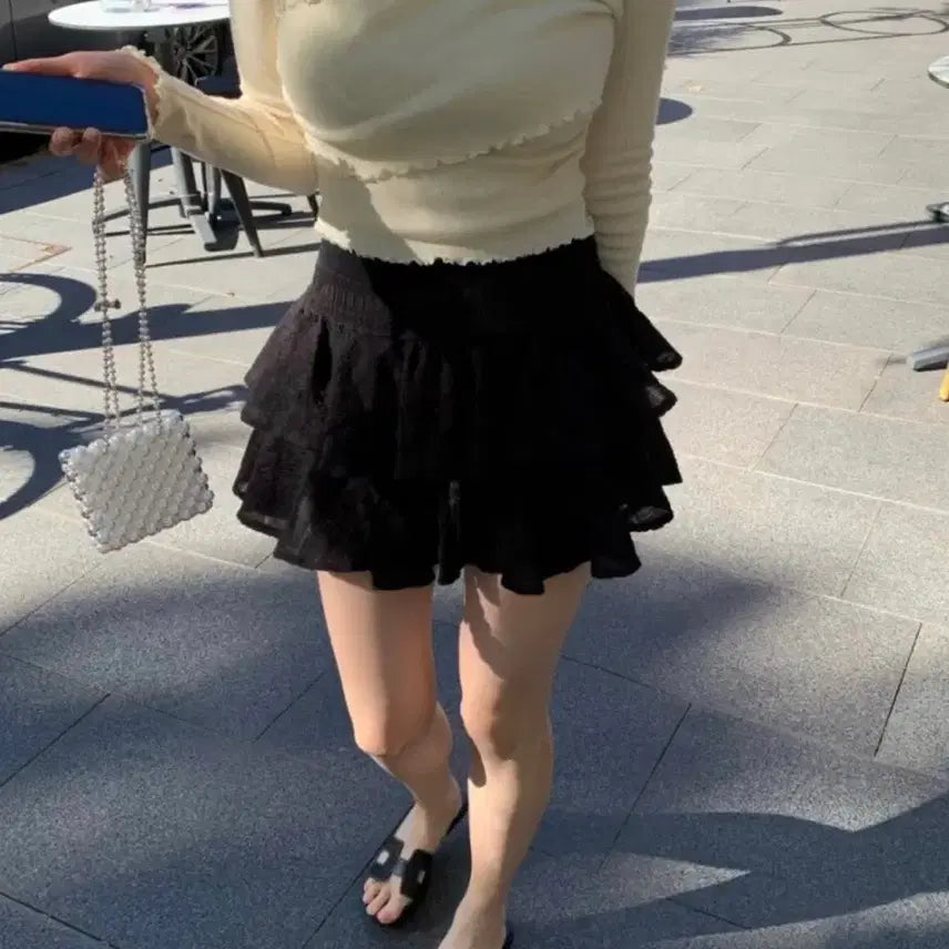 [BUNJANG] sovermarket Ruby Skirt Black / 소버샵 루비 스커트 블랙
