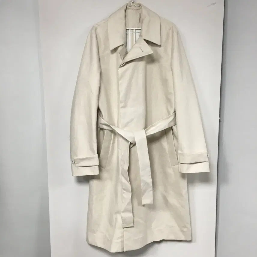 [BUNJANG] COS Bonded Linen Trench Coat Beige / COS 코스 본디드 린넨 트렌치 코트 66