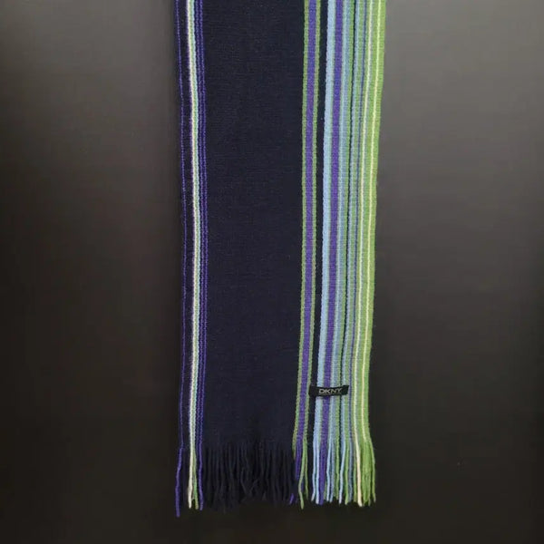 [BUNJANG] DKNY Multicolor Striped Scarf / DKNY 멀티 컬러 머플러 목도리